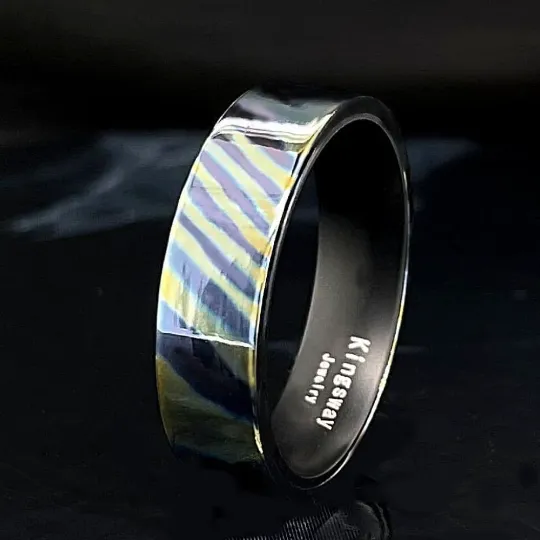Titanium Ring for Men and Women | Stainless Steel Wedding Band for Unisex| 6mm