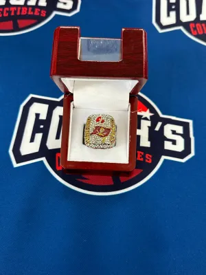 Tom Brady Tampa Bay Buccaneers Replica Super Bowl LV Ring with Display Box