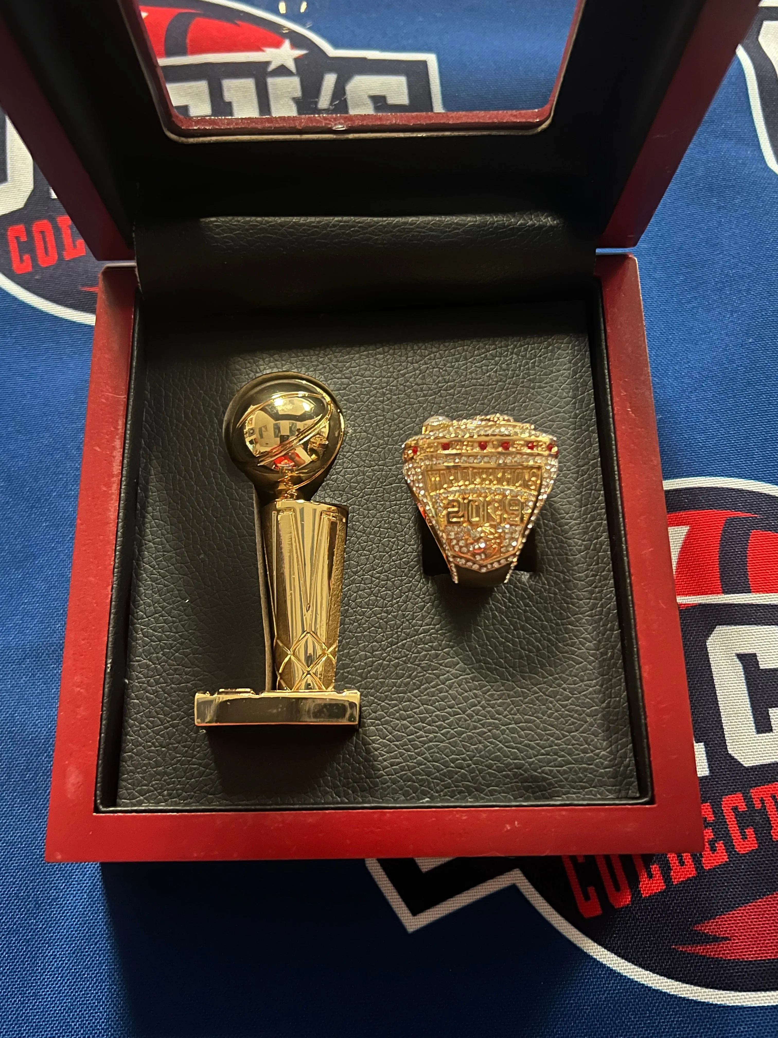 Toronto Raptors 2pc Replica NBA Championship Ring & Trophy with Display Box