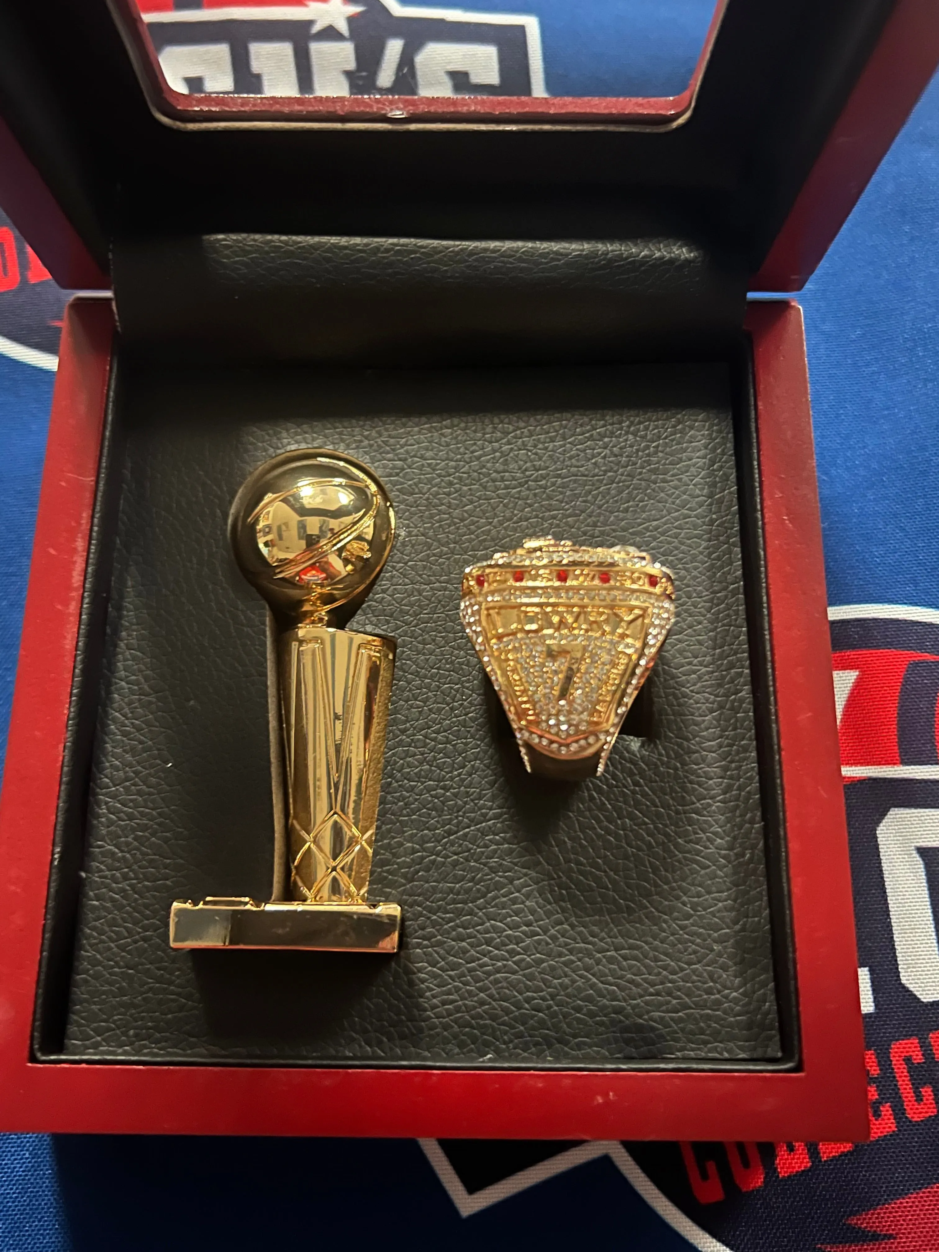 Toronto Raptors 2pc Replica NBA Championship Ring & Trophy with Display Box