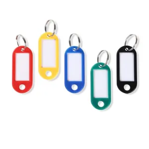 Treeline PVC Key Rings Assorted 20s