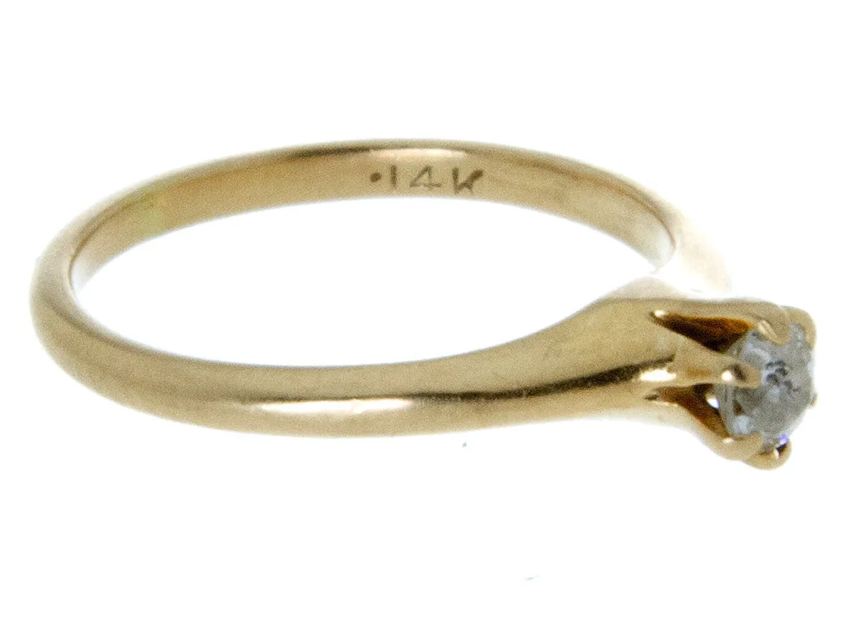Victorian Diamond Engagement Ring