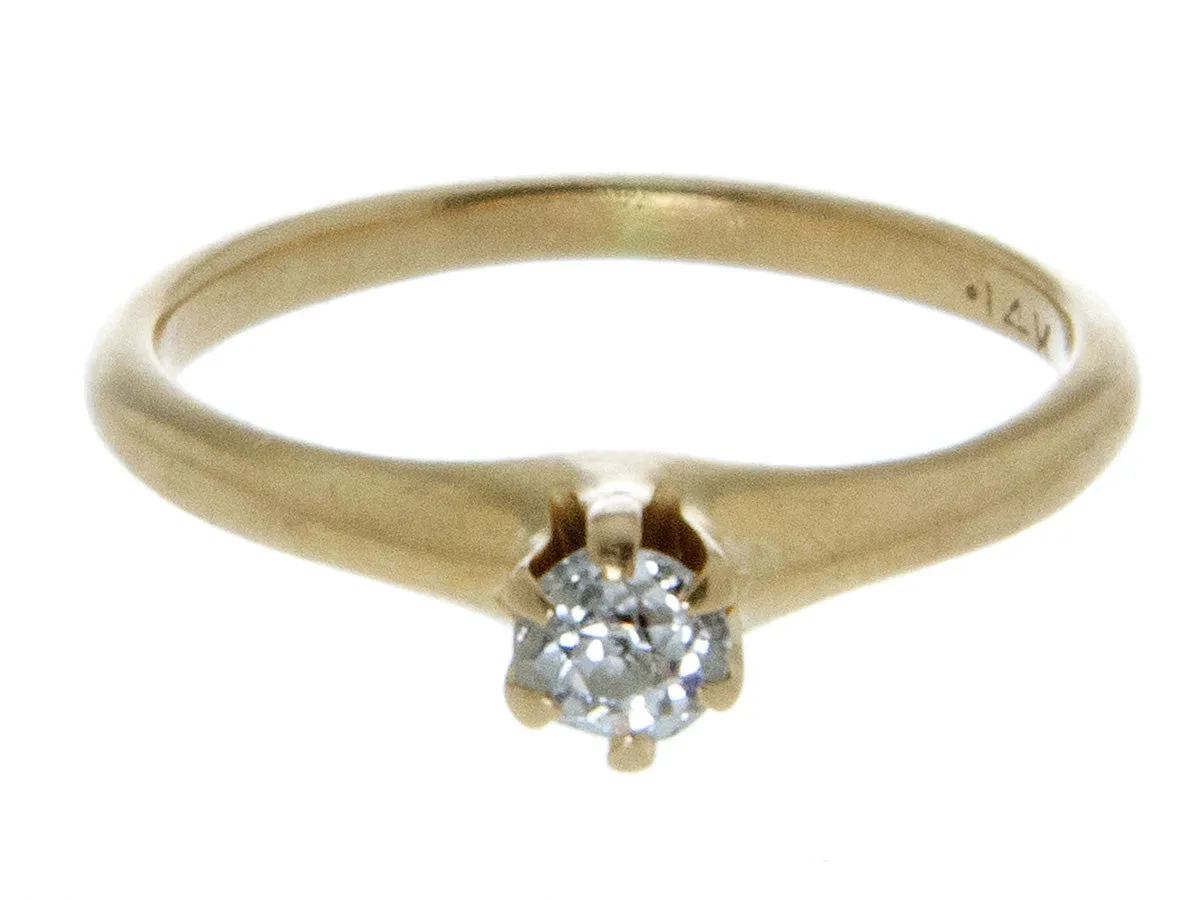 Victorian Diamond Engagement Ring