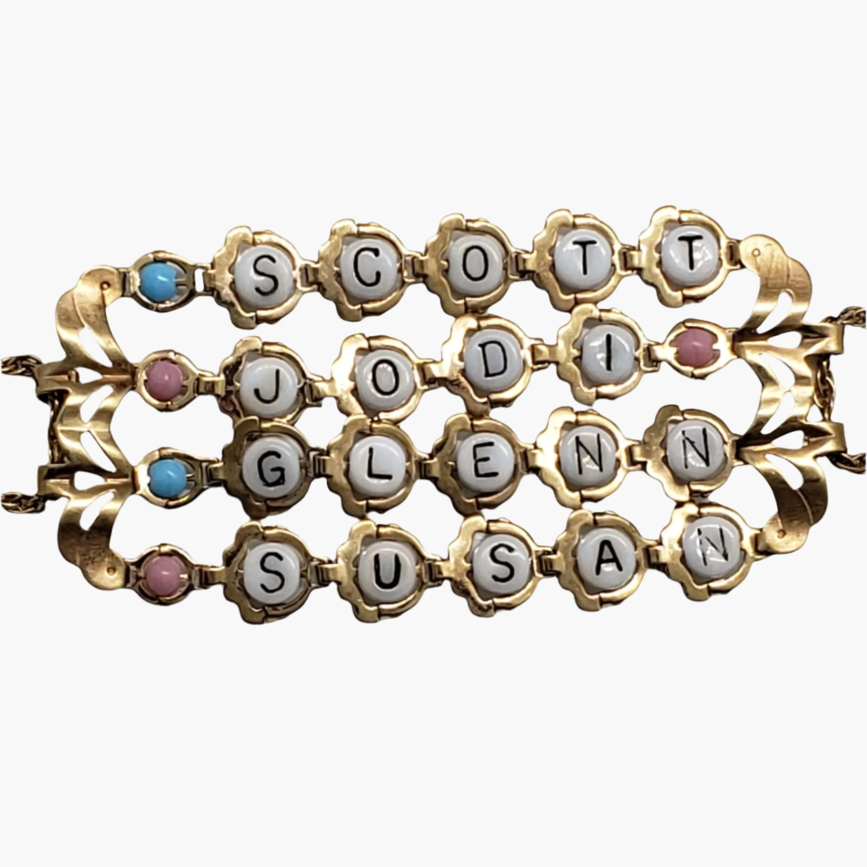 Vintage Name Bracelet