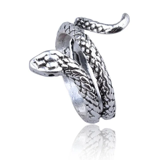 Vintage Snake Ring, resizable