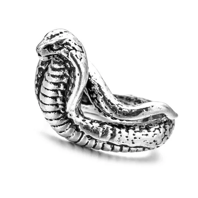 Vintage Snake Ring, resizable