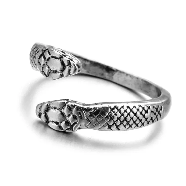 Vintage Snake Ring, resizable