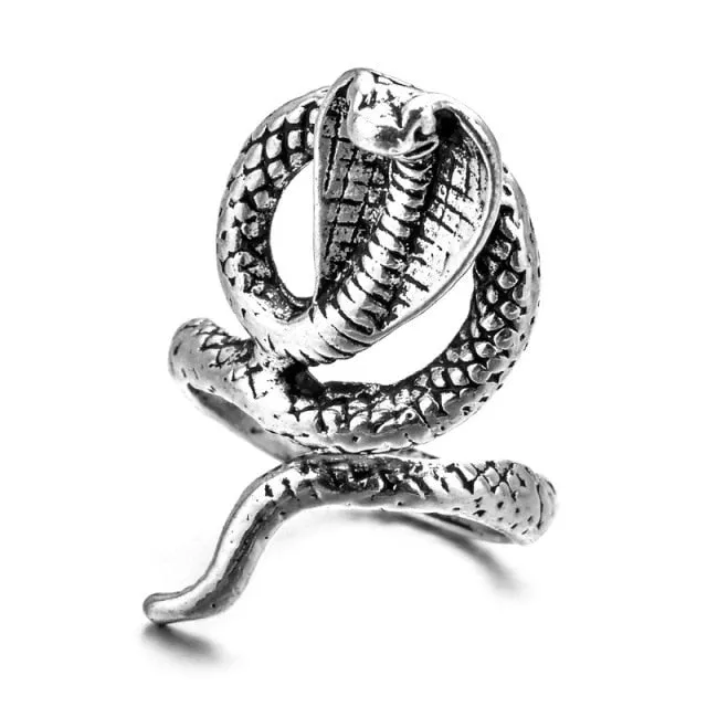 Vintage Snake Ring, resizable