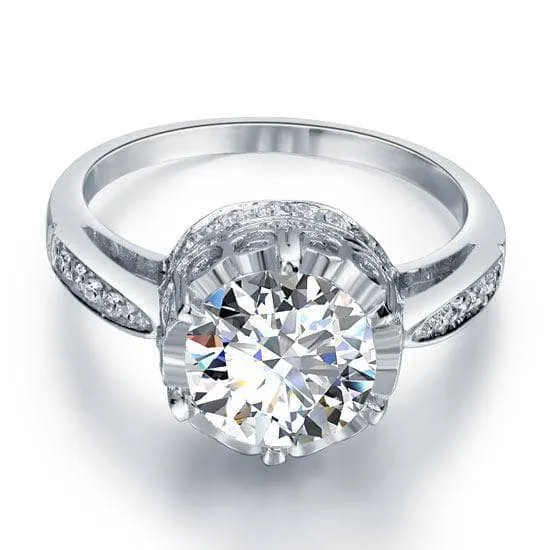 Vintage Style 2.5 Ct Wedding Engagement Ring Jewelry