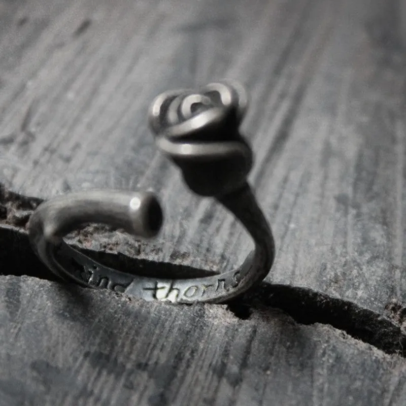 Vintage Style Thorn Rose Rings