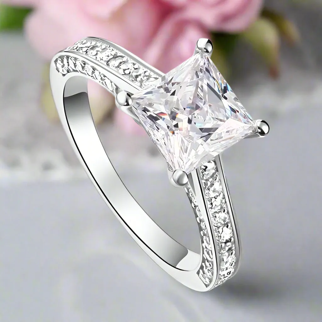 VIP Custom Ring- 1.5 Carat Princess Cut Wedding Ring Set