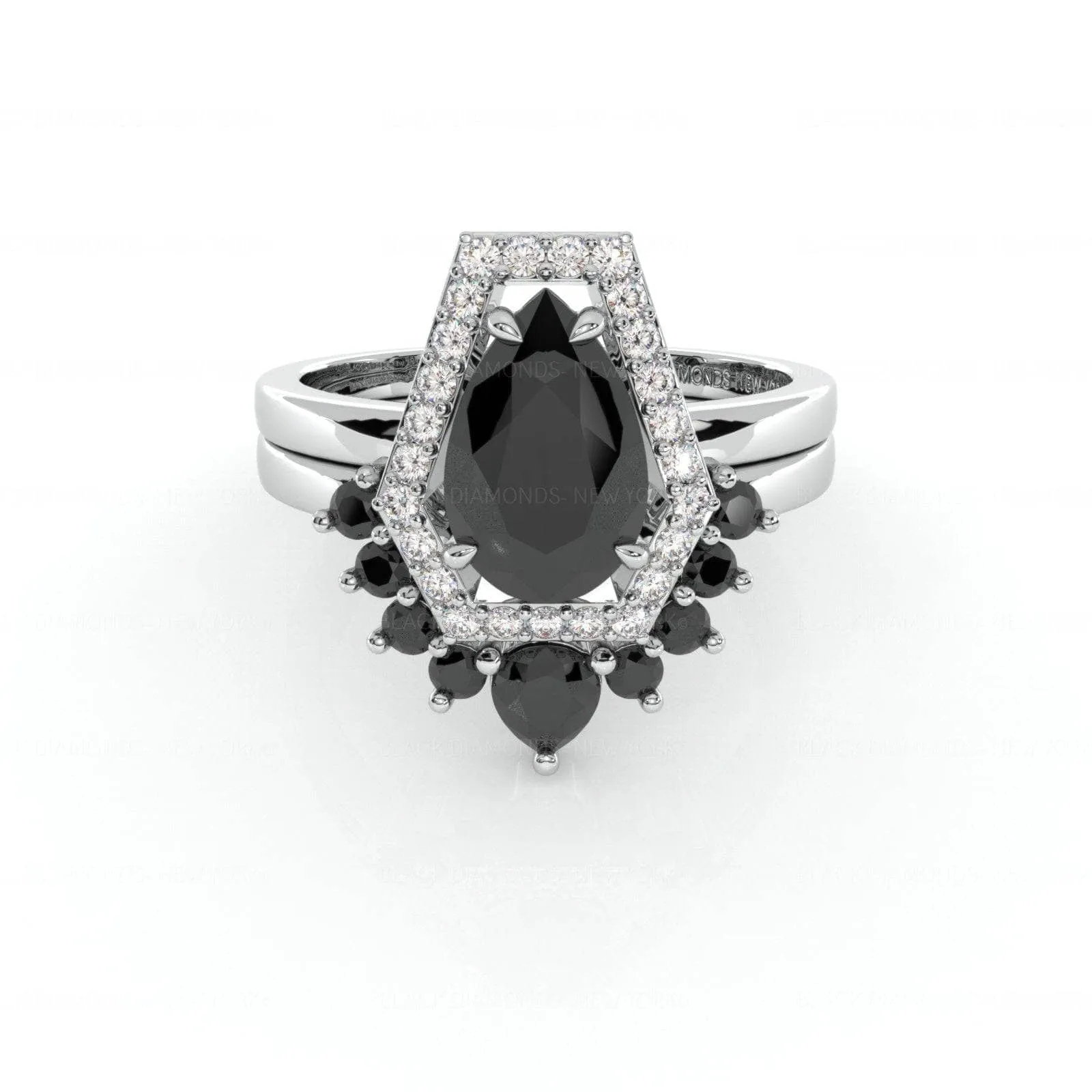 VIP TF Upgrade- Faithfulness-1ct Black Pear Cut Diamond