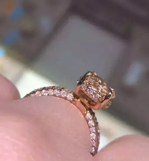 Womens Rose Gold Ring | Rose Gold Engagement Ring