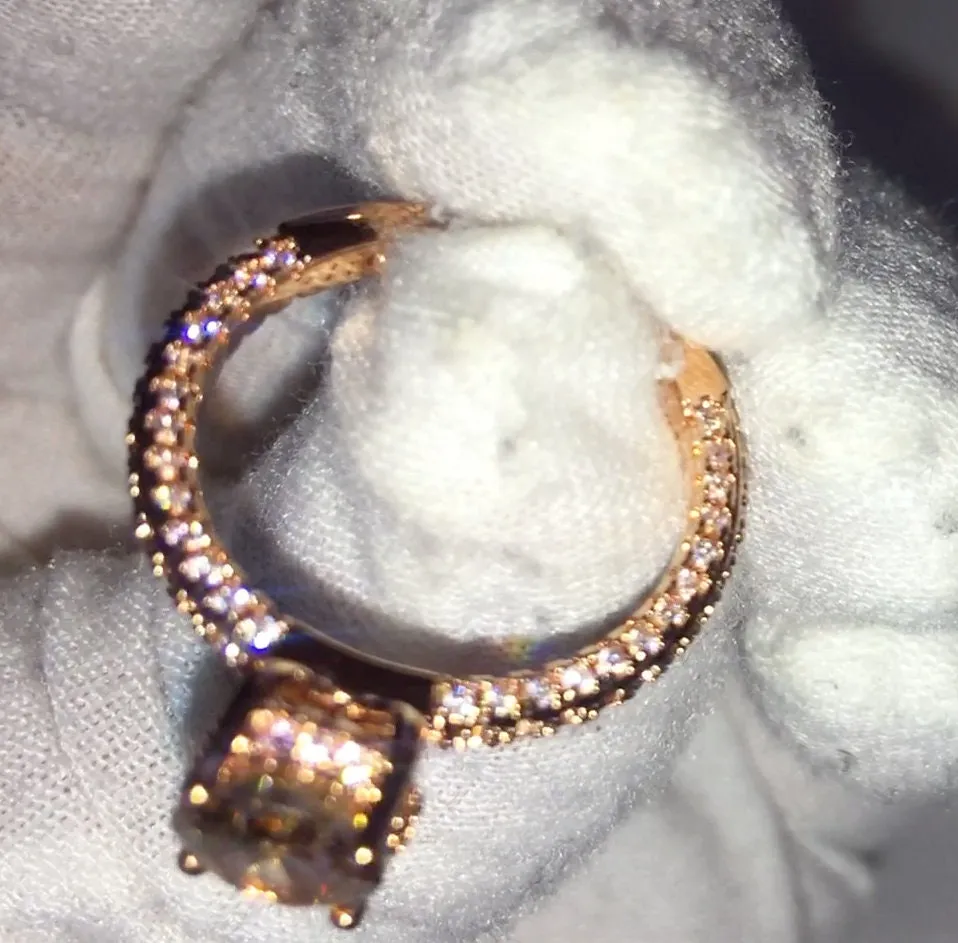 Womens Rose Gold Ring | Rose Gold Engagement Ring