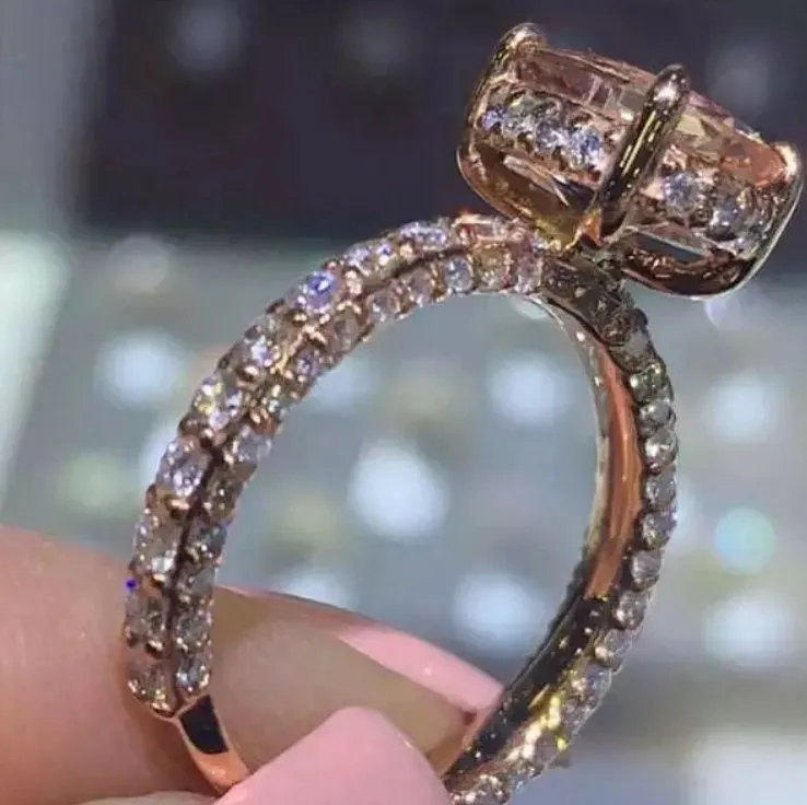Womens Rose Gold Ring | Rose Gold Engagement Ring