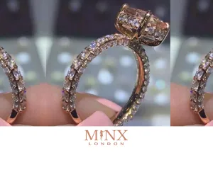 Womens Rose Gold Ring | Rose Gold Engagement Ring