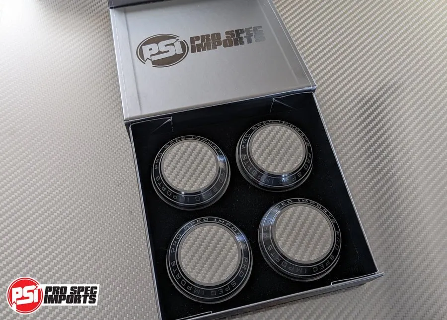 Work Meister S1 3P & 2P Centre Caps - Supra Mk4 A80 60.1mm Hubring Locating Toyota - Carbon Fibre Centre, Billet CNC Aluminium 6061-T6
