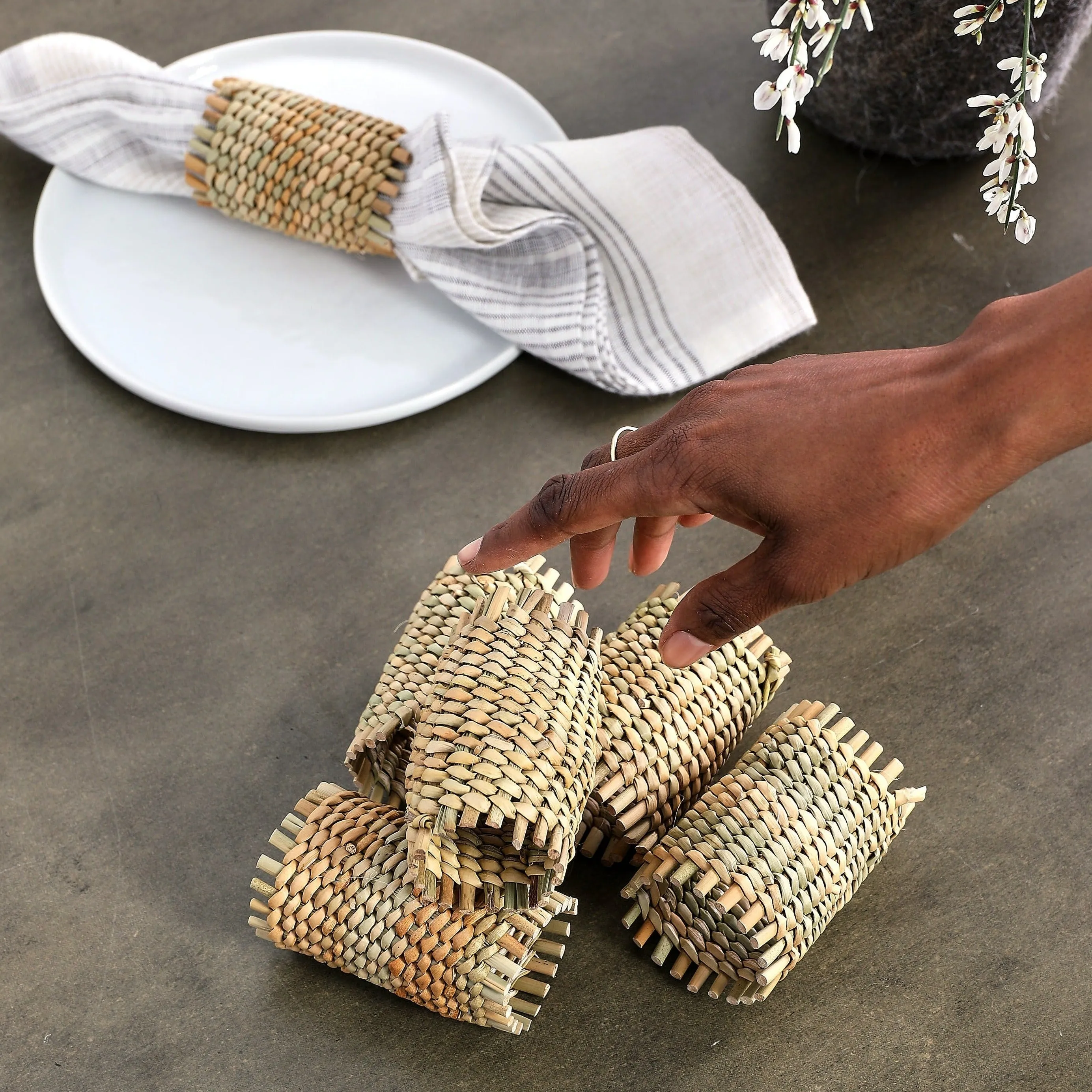 Xhosa Napkin Holders - Set of 4