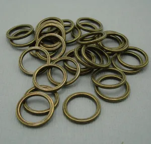 Zinc Alloy Rings 15mm, Zinc Alloy Circle Links , linking Ring Connector.