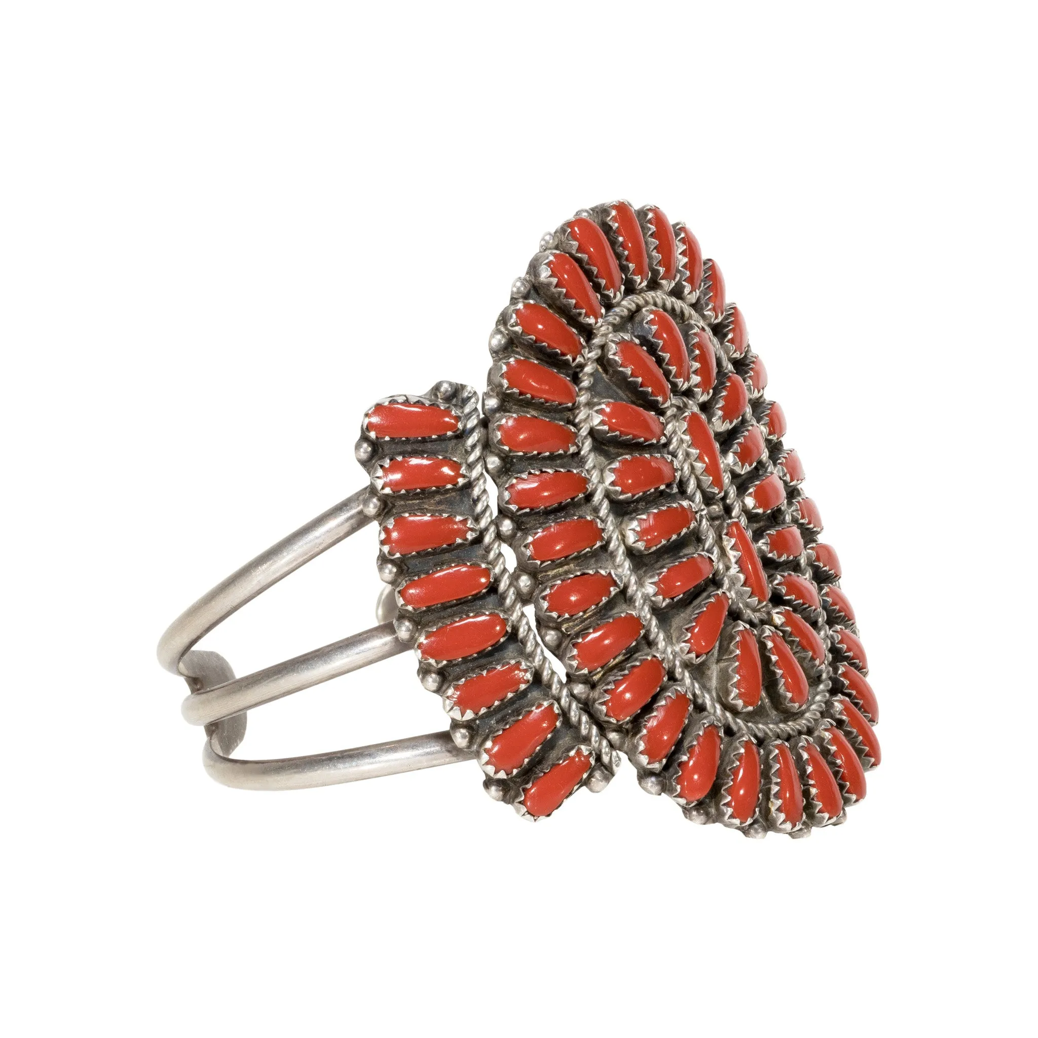 Zuni Coral Bracelet