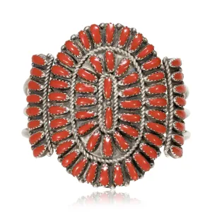 Zuni Coral Bracelet